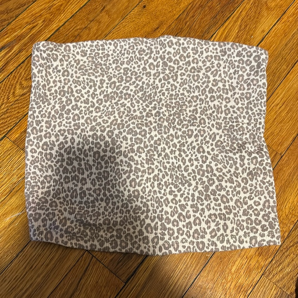 Cheetah tube top
